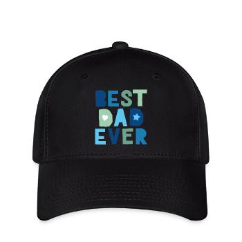 Best Dad Ever - Flexfit Cap - black - Front