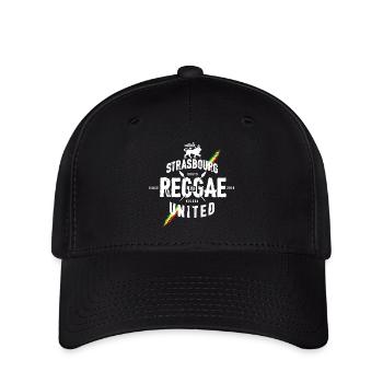 Strasbourg Reggae United - Regular - Casquette Flexfit - noir - Devant