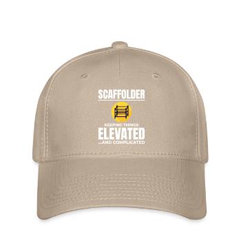 Plate-forme d’échafaudage d’échafaudage de constructeur d’échafaudages - Casquette Flexfit - kaki - Devant