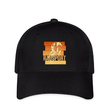 Radsport - Flexfit Cap - Schwarz - Vorne