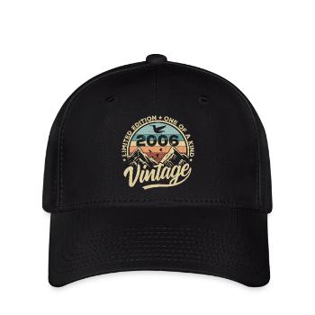 Original Vintage 2006 Birthday Gift 2006 - Flexfit Cap - black - Front