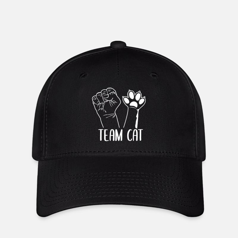 Team Cat - Flexfit Cap - Schwarz