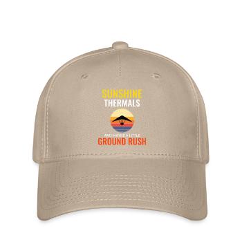 Hang Gliding Air Sports Adventure Soaring Pilot - Flexfit Cap - khaki - Front