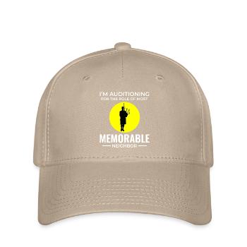 Instrument de joueur de cornemuse Musique écossaise - Casquette Flexfit - kaki - Devant