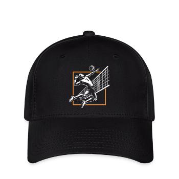 Volley-ball - Casquette Flexfit - noir - Devant