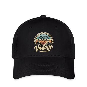 Original Décembre 2012 - Cadeau d’anniversaire 13 - Casquette Flexfit - noir - Devant