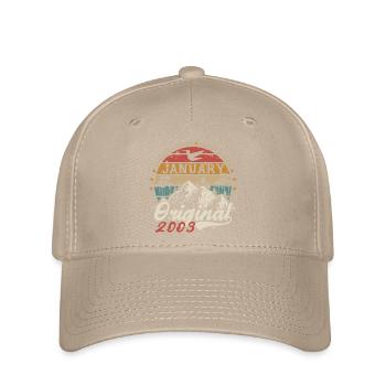 Januar 2003 Jubiläumsgeschenk - Januar 2003 - Flexfit Cap - Khaki - Vorne