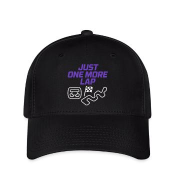 Plus qu’un tour - Casquette Flexfit - noir - Devant