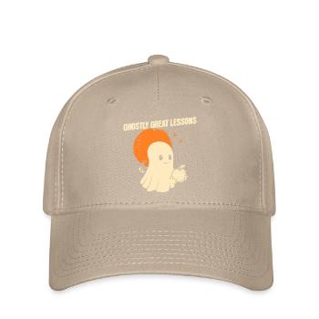 Funny Teacher Skeleton Halloween Classroom - Flexfit Cap - khaki - Front