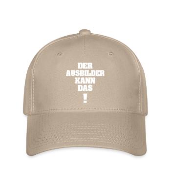 Spruch Ausbilder - Flexfit Cap - Khaki - Vorne
