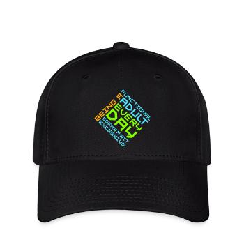 Being A Functional Adult Every Day Seems Excessive - Flexfit Cap - black - Front