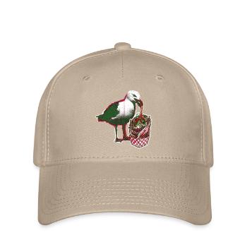 Mouette kebab - Casquette Flexfit - kaki - Devant