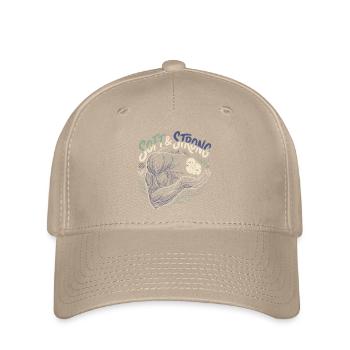 Hommes doux et forts - Casquette Flexfit - kaki - Devant