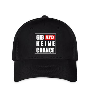 Gib afd keine chance - Flexfit Cap - Schwarz - Vorne