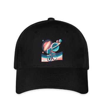 Galaktischer Kreislauf - Flexfit Cap - Schwarz - Vorne
