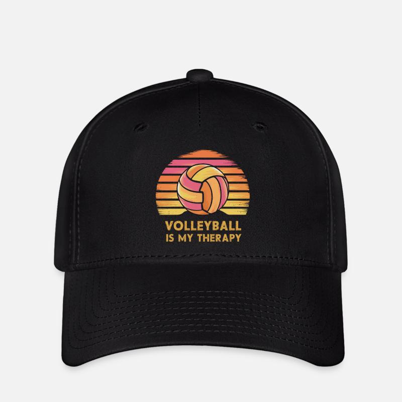 Volley-ball - Casquette Flexfit - noir