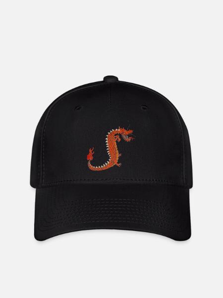 Crazy Little Dragon Fafni - Flexfit Cap - black