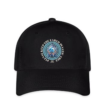 Sol sans plastique - Casquette Flexfit - noir - Devant