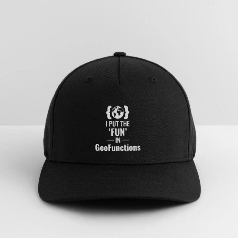 GeoFunctions GIS Programming Developer Fun Flexfit Cap