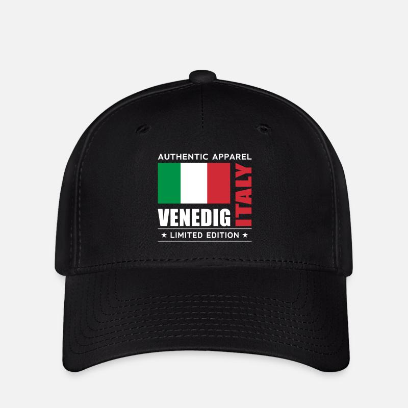 Venise - Casquette Flexfit - noir