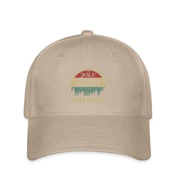 July 2001 Vintage 2001 Birthday Gift - Flexfit Cap - khaki - Front