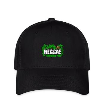 Reggae Lion - Casquette Flexfit - noir - Devant
