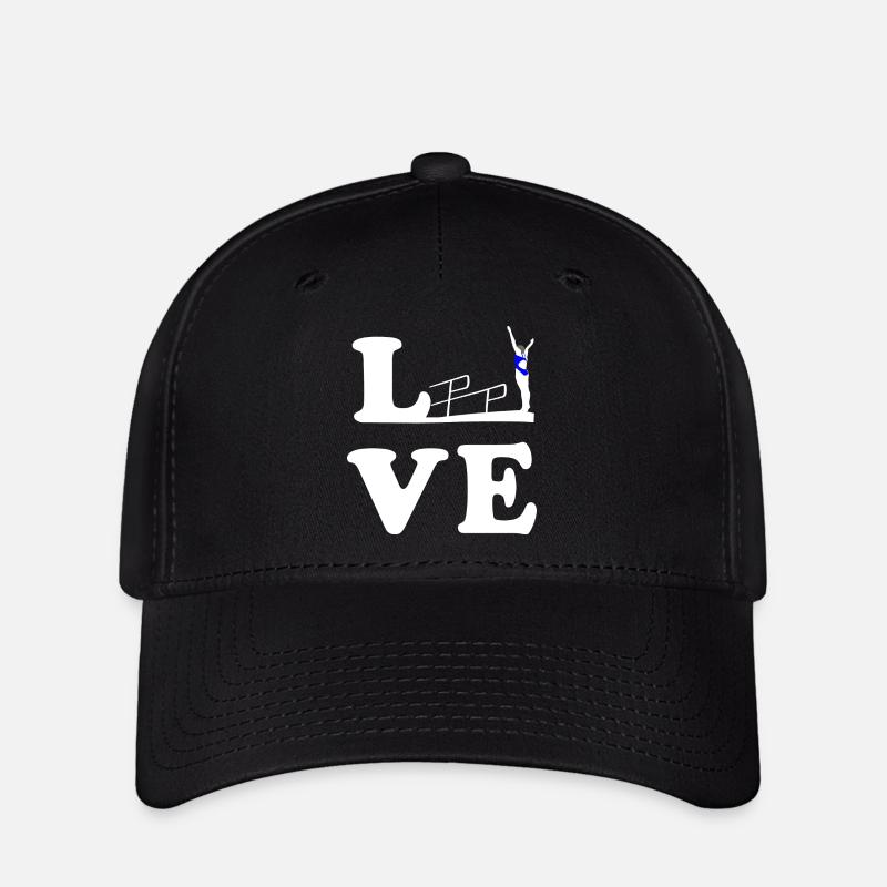 Diving Diving Diving LOVE - Flexfit Cap - black