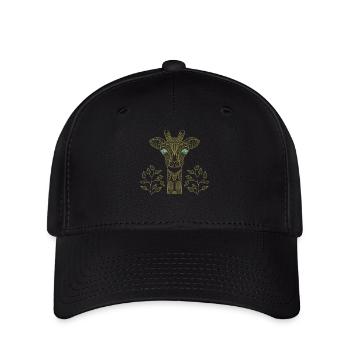 Mystical Magic Zoo with Golden Giraffe - Flexfit Cap - black - Front