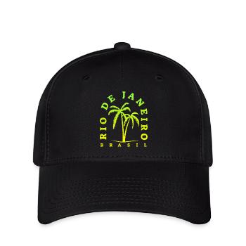 Rio Palm Neon Brasil - Casquette Flexfit - noir - Devant