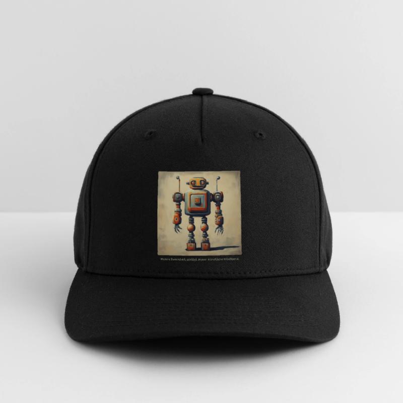 Dire Déclaration Intelligence Robot Rétro Nerd Lo Casquette Flexfit