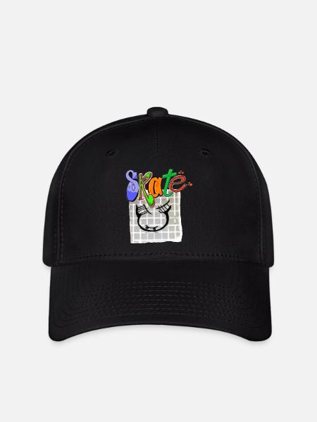 Skate - Flexfit Cap - Schwarz