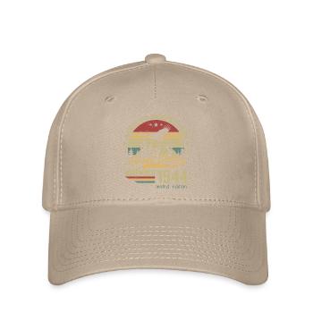 80 Years Old Aged to Perfection Born: November 1944 - Flexfit Cap - khaki - Front