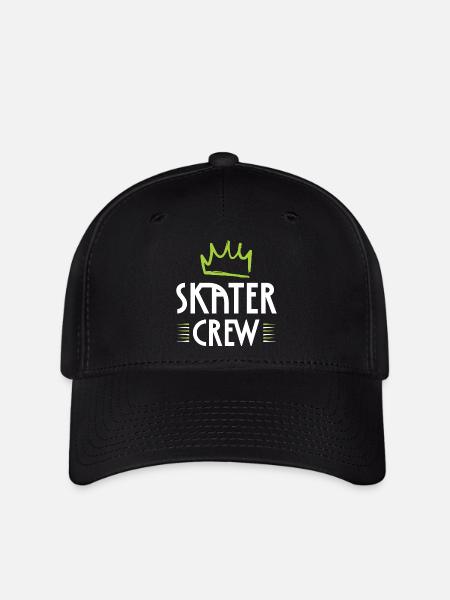 Skater Crew - Flexfit Cap - black