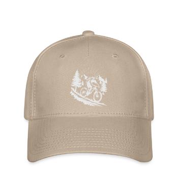 MTB Mountainbike - Flexfit Cap - Khaki - Vorne