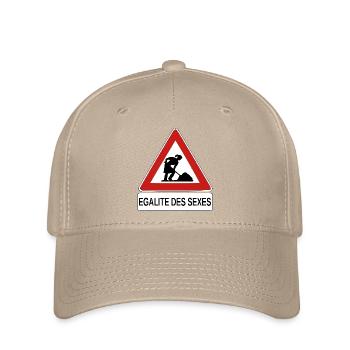 Geschlechtergleichheit - Flexfit Cap - Khaki - Vorne