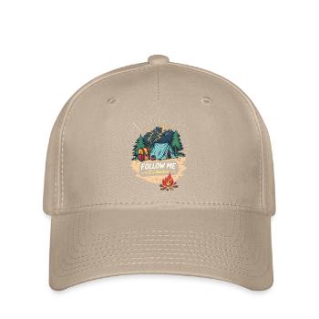 Outdoor-Abenteuer-Naturzelt - Flexfit Cap - Khaki - Vorne