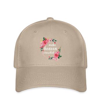 Make Heaven Bonded Faith Fleurs Design - Casquette Flexfit - kaki - Devant