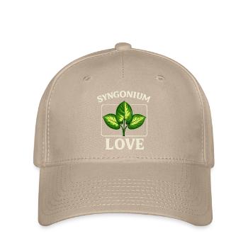 Syngonium Love - Flexfit Cap - Khaki - Vorne