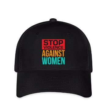 Stop Violence Against Women - Flexfit Cap - black - Front