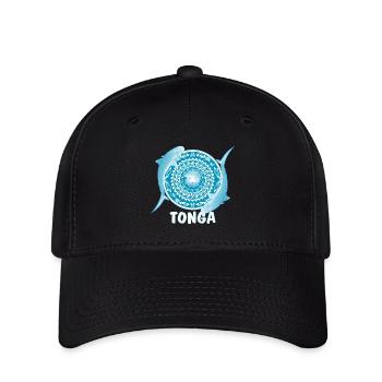 Requin tigre des Tonga - Casquette Flexfit - noir - Devant