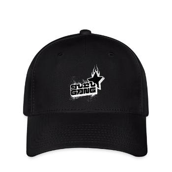 GIRL GANG - Retro Frauenpower Shirt Mädchen - Flexfit Cap - Schwarz - Vorne