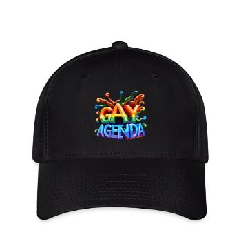 The Gay Agenda - Humor & Pride - Flexfit Cap - black - Front
