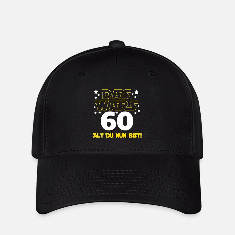 60th Birthday, 60 Old You Are Now - Flexfit Cap - black