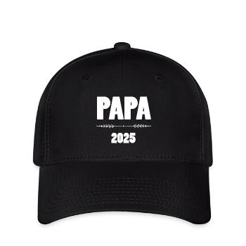 PAPA 2025 - Flexfit Cap - Schwarz - Vorne