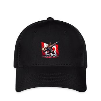 Moose Unleashed: Canadian Vigor - Flexfit Cap - black - Front