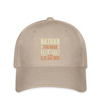 Nathan The Man - Flexfit Cap - khaki - Front