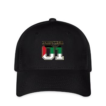roi frère frère 01 partenaire palestine palestinien Ter - Casquette Flexfit - noir - Devant