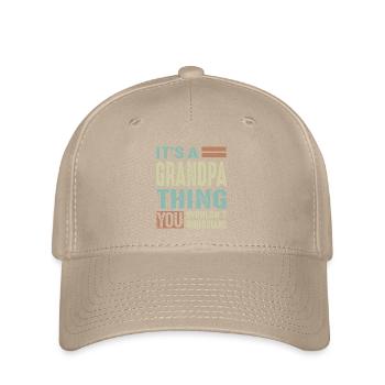 Grandpa Thing - Flexfit Cap - khaki - Front