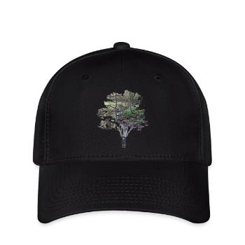 Wald - Flexfit Cap - Schwarz - Vorne