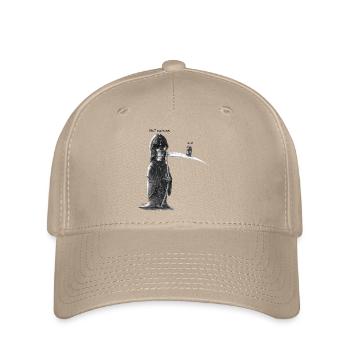 shit happens - Flexfit Cap - Khaki - Vorne